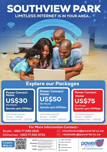 Southview Park Powertel fibre flyer